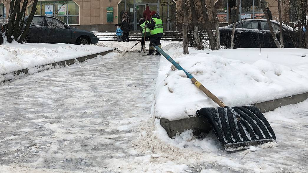 Город Владимир убирают от снега в штатном режиме, несмотря на снегопад