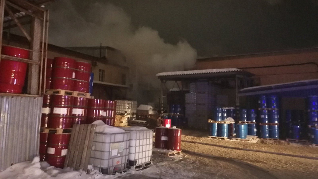 Уже второй за сутки пожар на химическом предприятии в городе Владимире