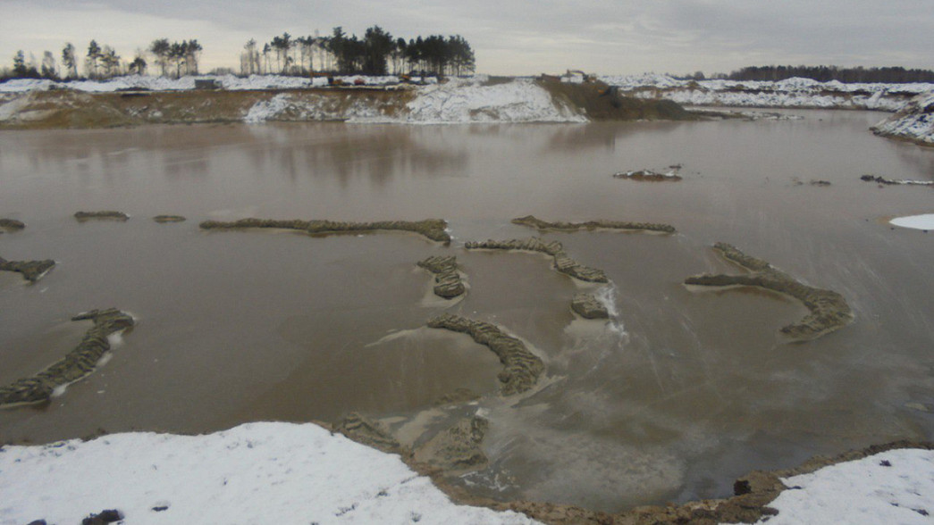 В Петушинском районе обнаружили сразу три нелегальных карьера по добыче песка