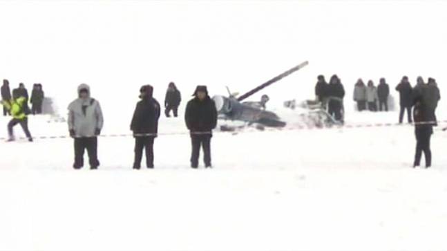 Пострадавших при крушении вертолета доставили в Москву