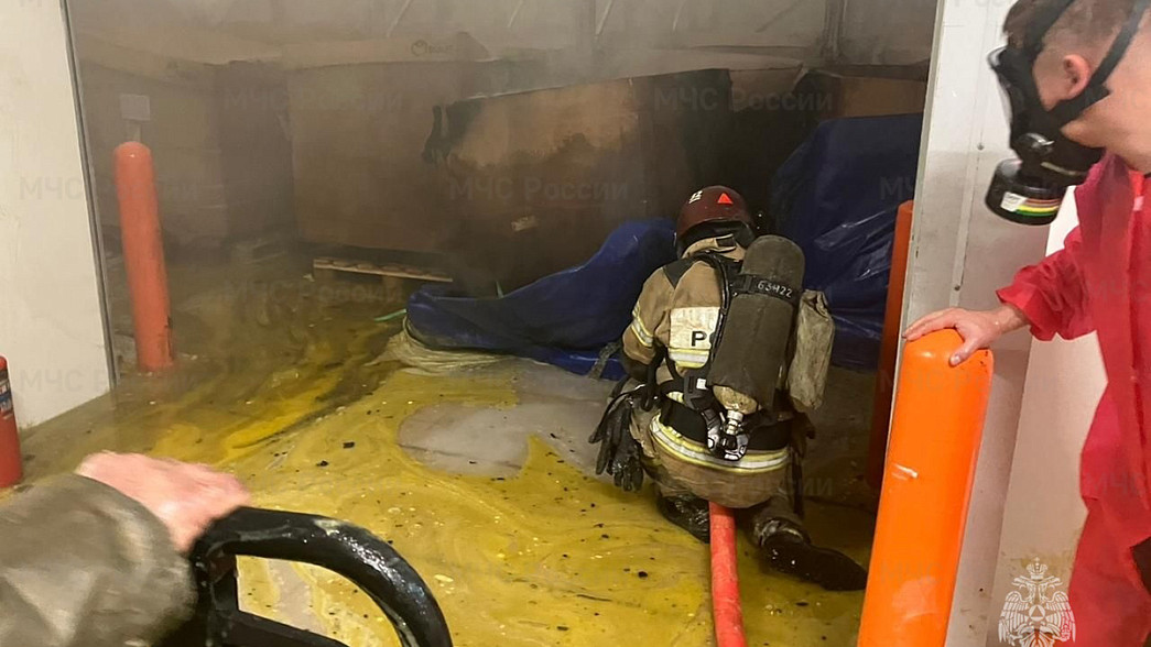На фабрике «Ферреро» в Ворше спасатели тушили пожар