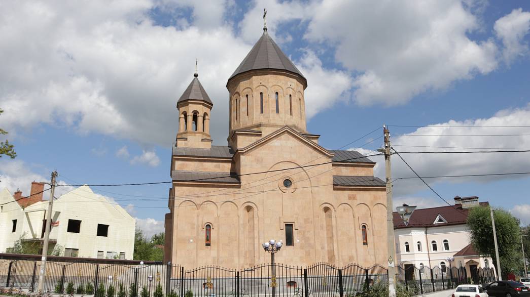 Открытие армянской церкви