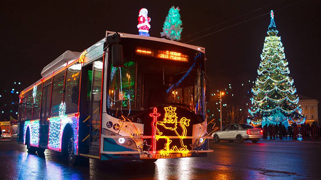 Во Владимире общественный транспорт будет бесплатно работать в новогоднюю ночь