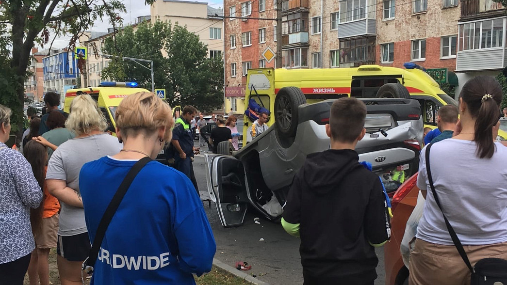 Масштабная авария на одной из оживленных улиц города Владимира