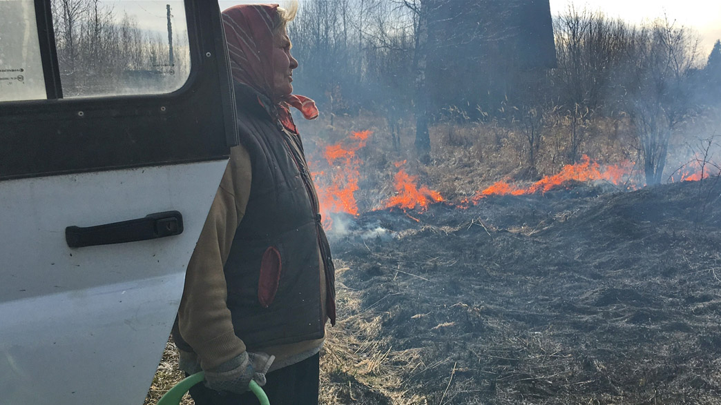 Во Владимирской области оштрафовали пенсионерку, которая подожгла сухую траву на дачном участке
