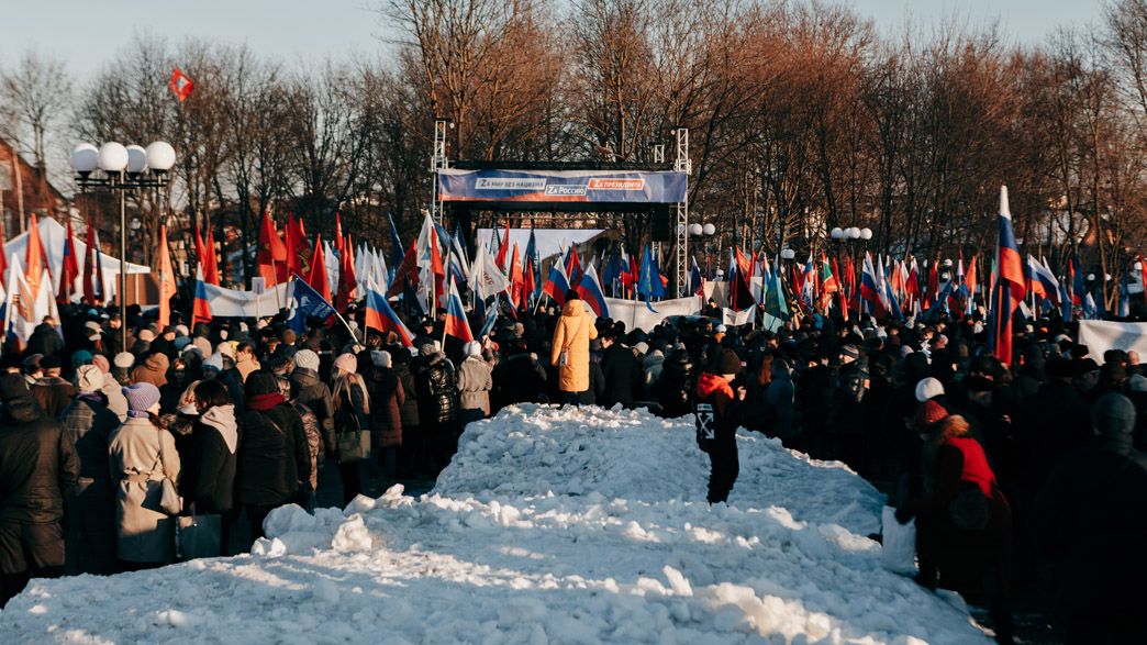 Сегодня во Владимире для проведения патриотического митинга на 1,5 часа в час пик перекроют движение по улице Мира и Октябрьскому проспекту