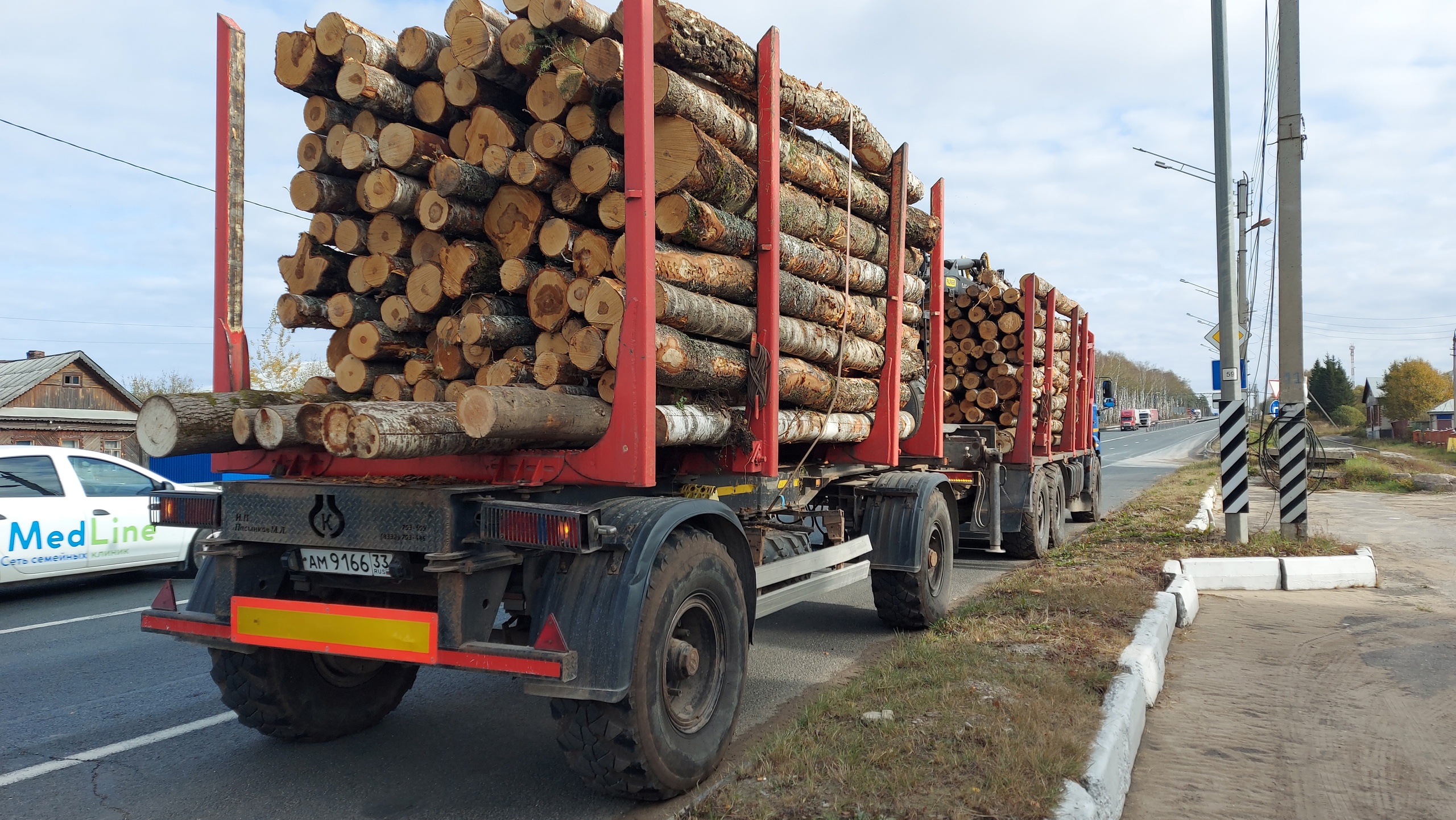 На владимирских дорогах остановлены лесовозы-нелегалы