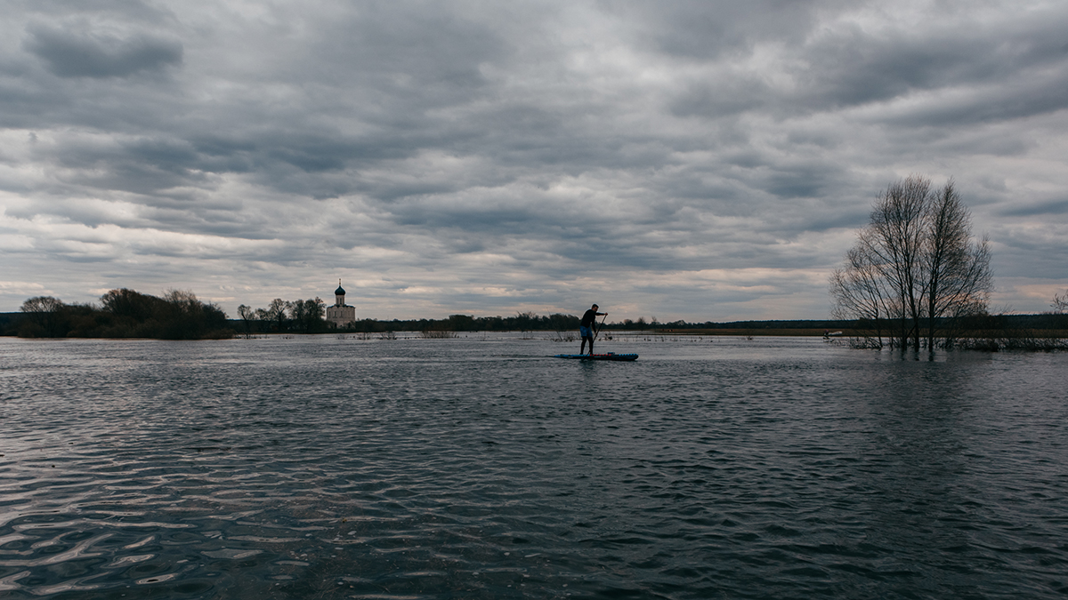 Уровень воды в Нерли почти достиг рекордных отметок. И это очень красиво -  новости Владимирской области