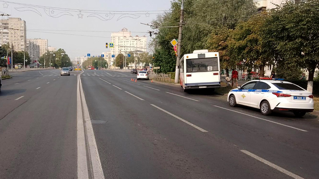 В ДТП с автобусом возле площади Победы города Владимира пострадала пассажирка