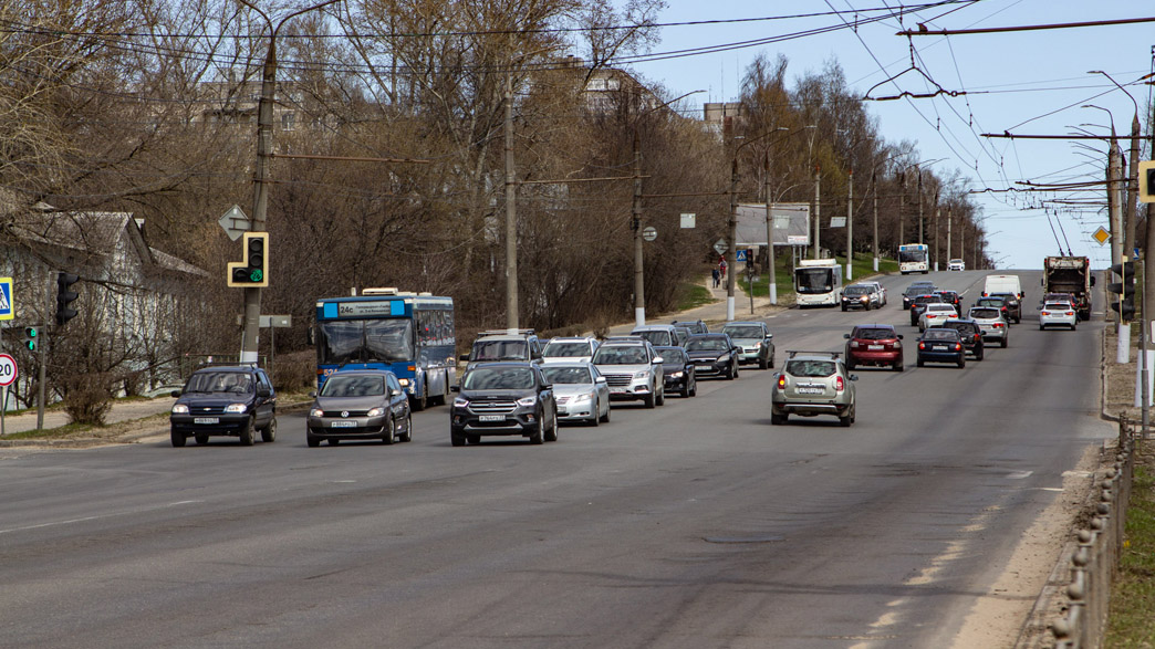На Добросельской горке могут появиться первые во Владимире выделенные полосы для общественного транспорта