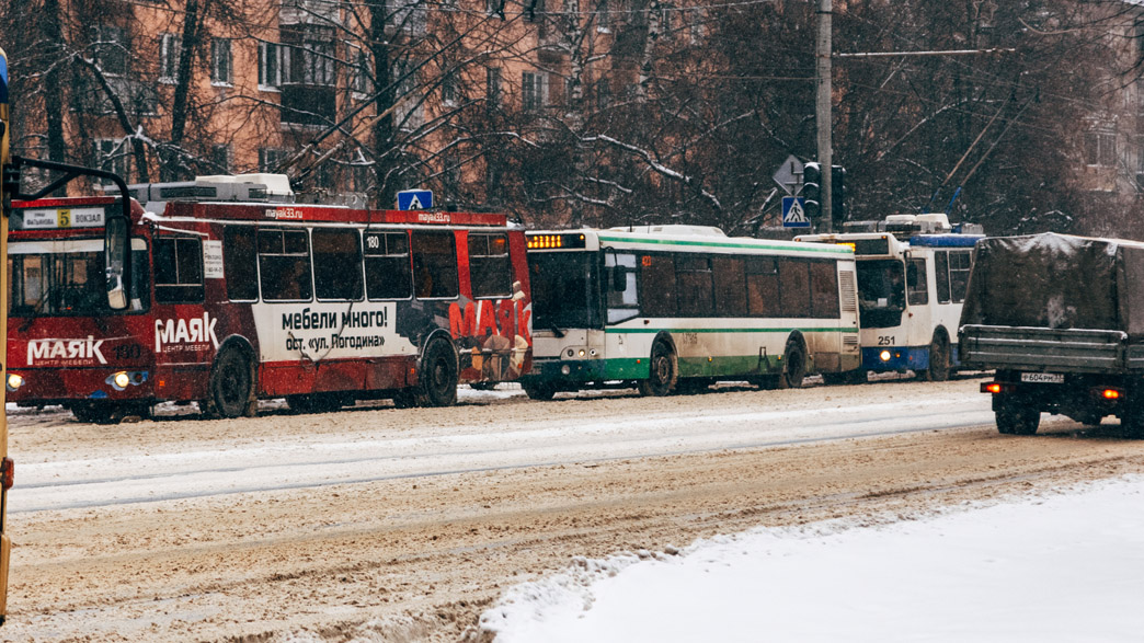 Городу Владимиру пообещали 100 новых автобусов и троллейбусов