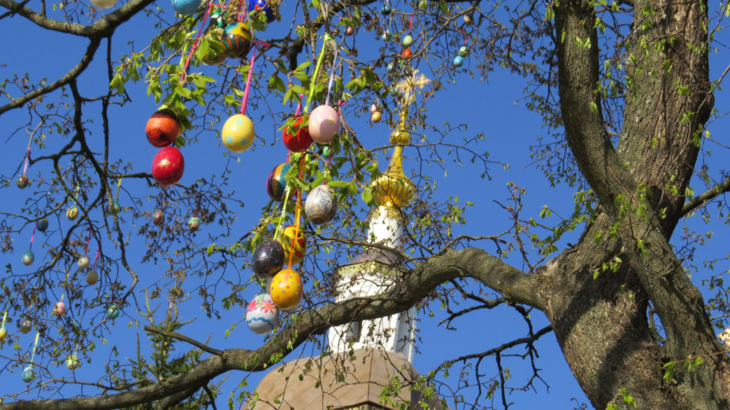 Жители Владимира смогут нарядить «Пасхальное дерево» на свой вкус - горожанам раздадут 10 тысяч деревянных заготовок пасхальных яиц и краски