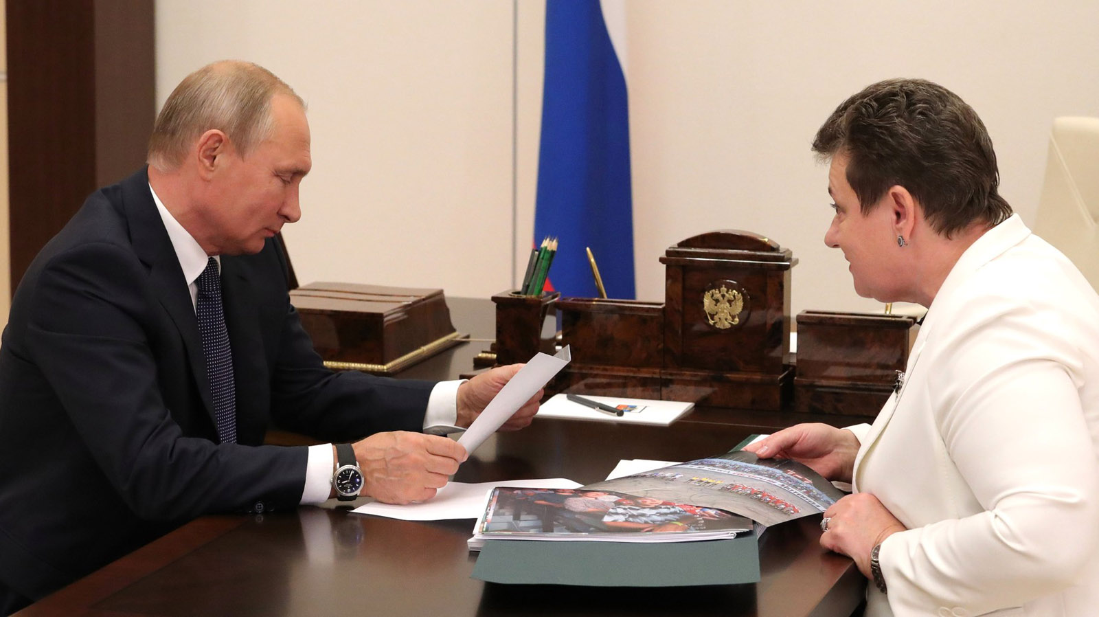 О чем Орлова рассказала Путину перед выборами