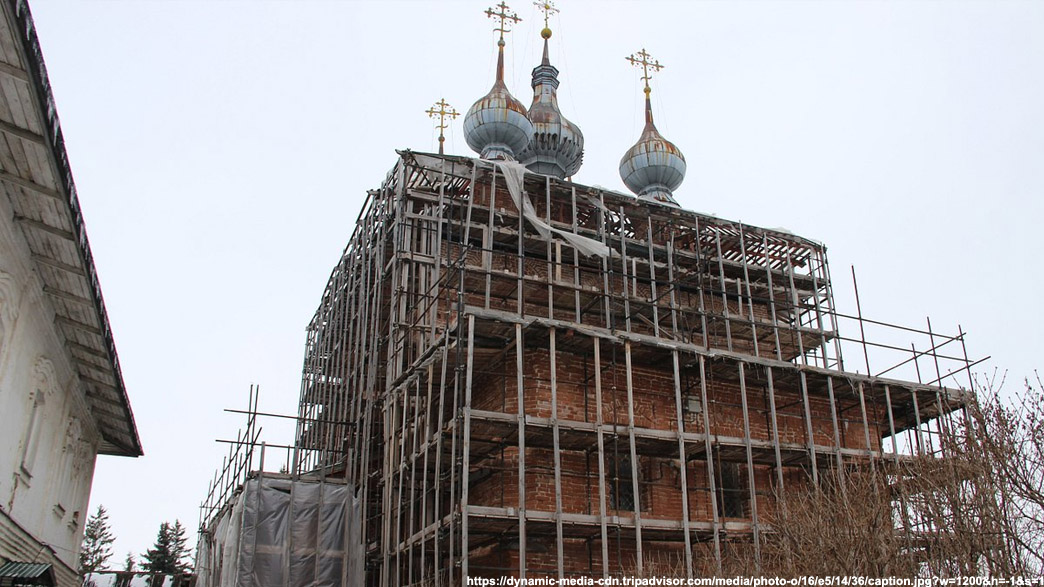 Вторая попытка реставрации древней церкви в Юрьев-Польском