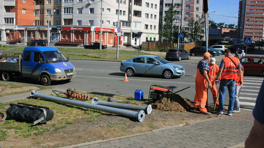 На пешеходном переходе города Владимира, на котором недавно насмерть сбили мальчика, установили светофор