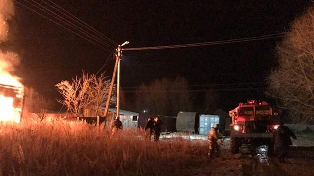 В поселке Добрятино Гусь-Хрустального района на пожаре погиб мужчина