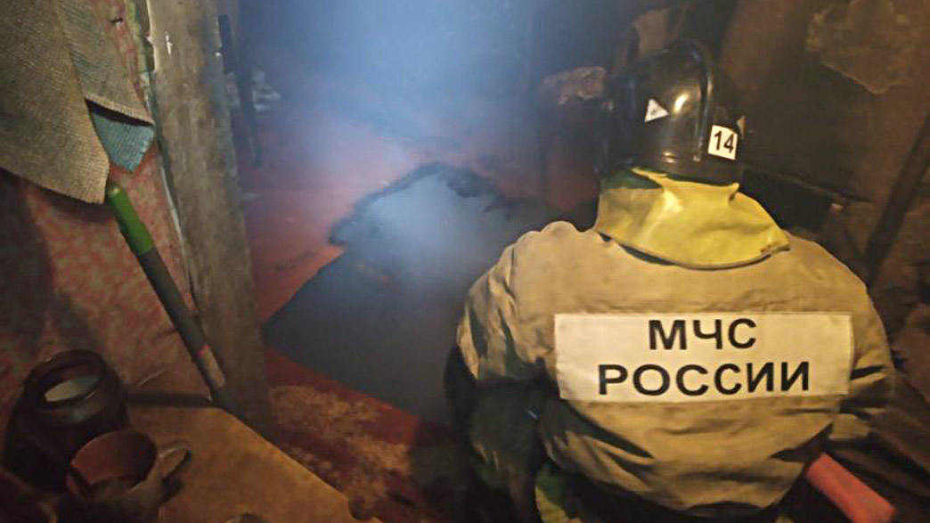 В Ковровском районе Владимирской области на пожаре погиб мужчина