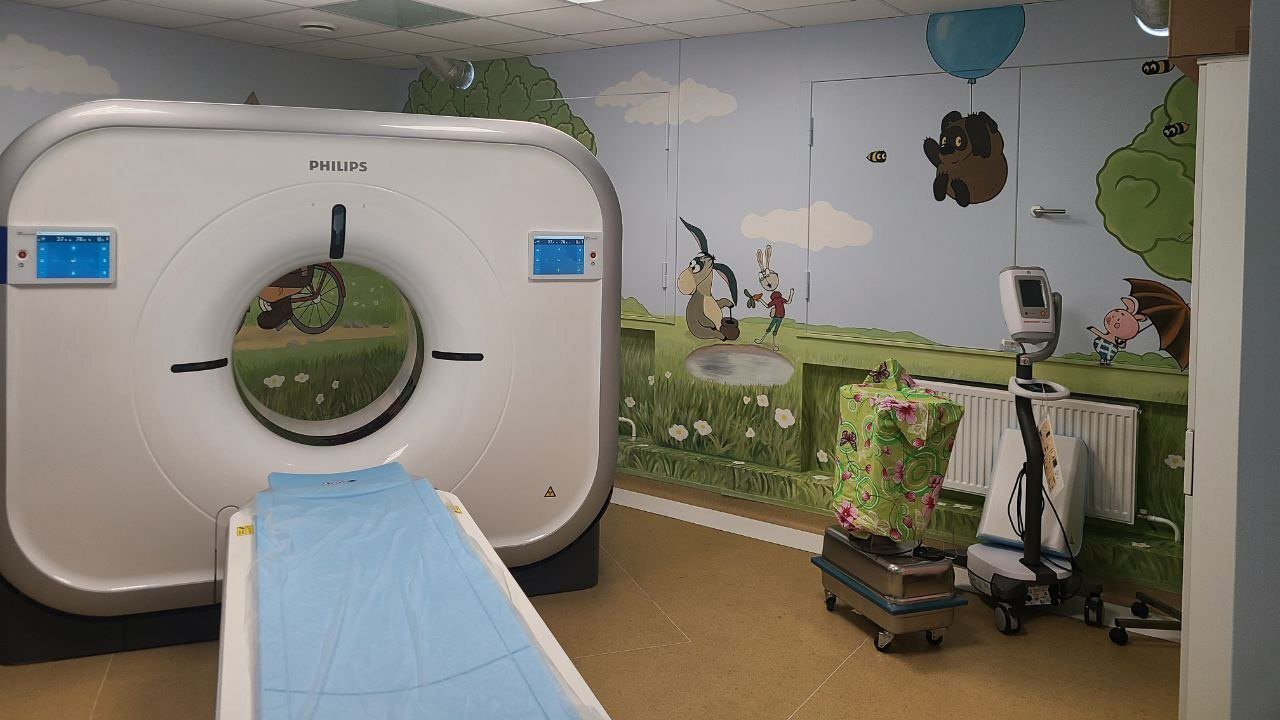 В Областной детской клинической больнице начал работать томограф на 128 срезов