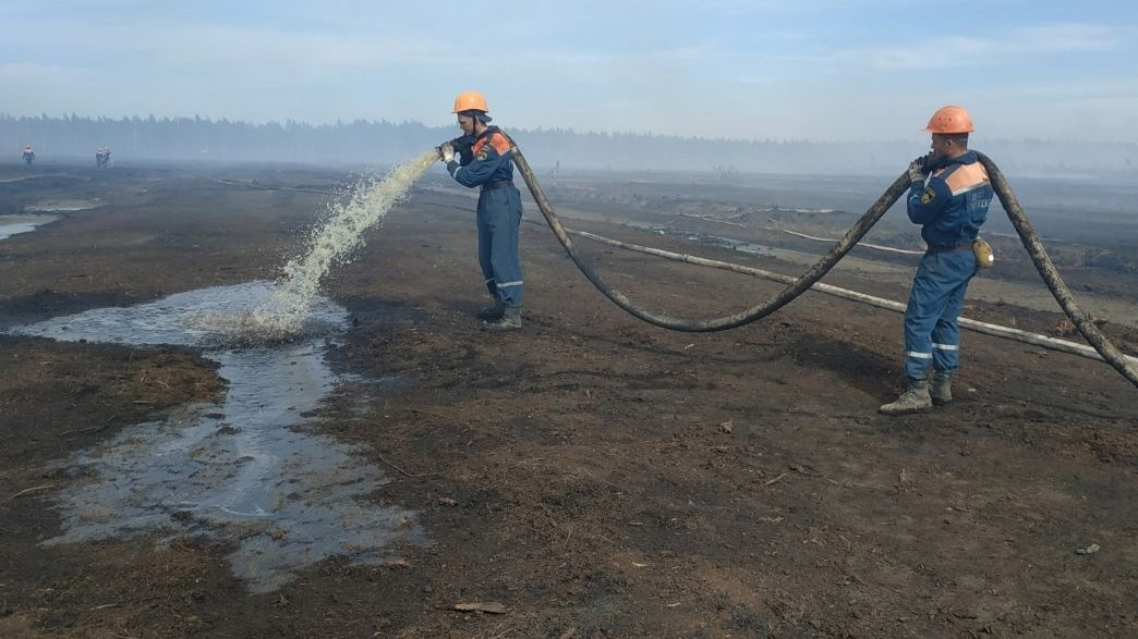 Во Владимирской области арендатор земельного участка пытался скрыть масштаб торфяного пожара