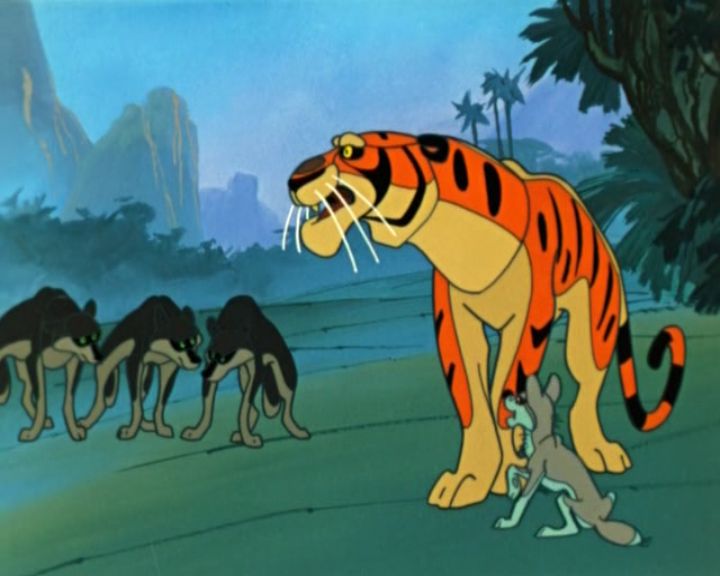 Тигр из мультфильма маугли. Шерхан Маугли. Маугли 1973 Шерхан. Шерхан из Маугли 1973.