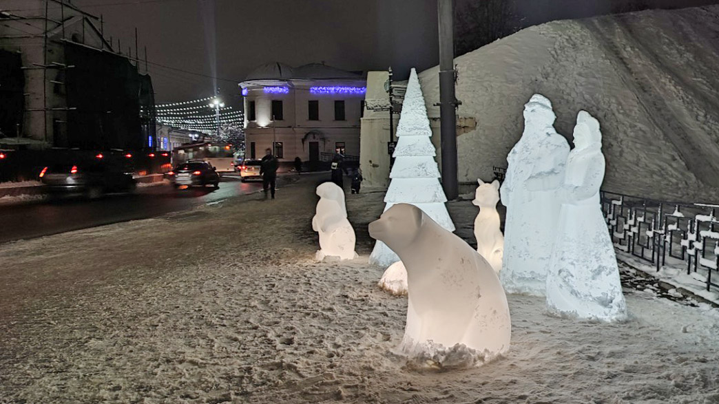 Городу Владимиру подарили новую новогоднюю инсталляцию
