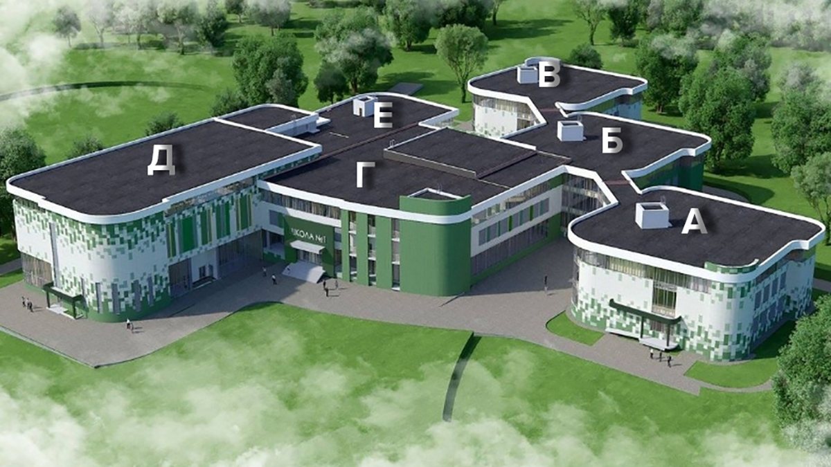 Новая школа в загородном парке во владимире