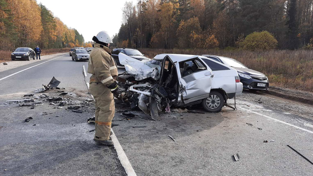 На муромской дороге в аварии погиб водитель отечественной легковушки