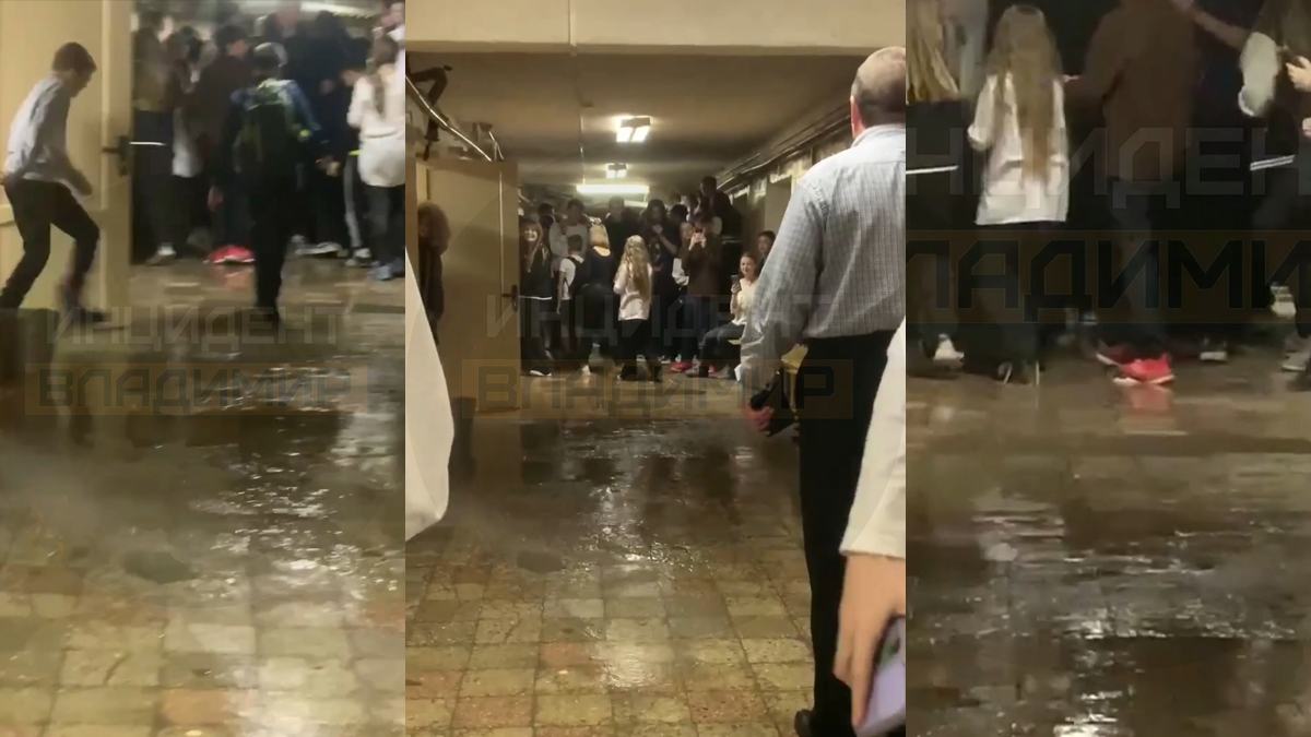 Ученики школы №9 города Владимира рано радовались потопу — дистанта не будет