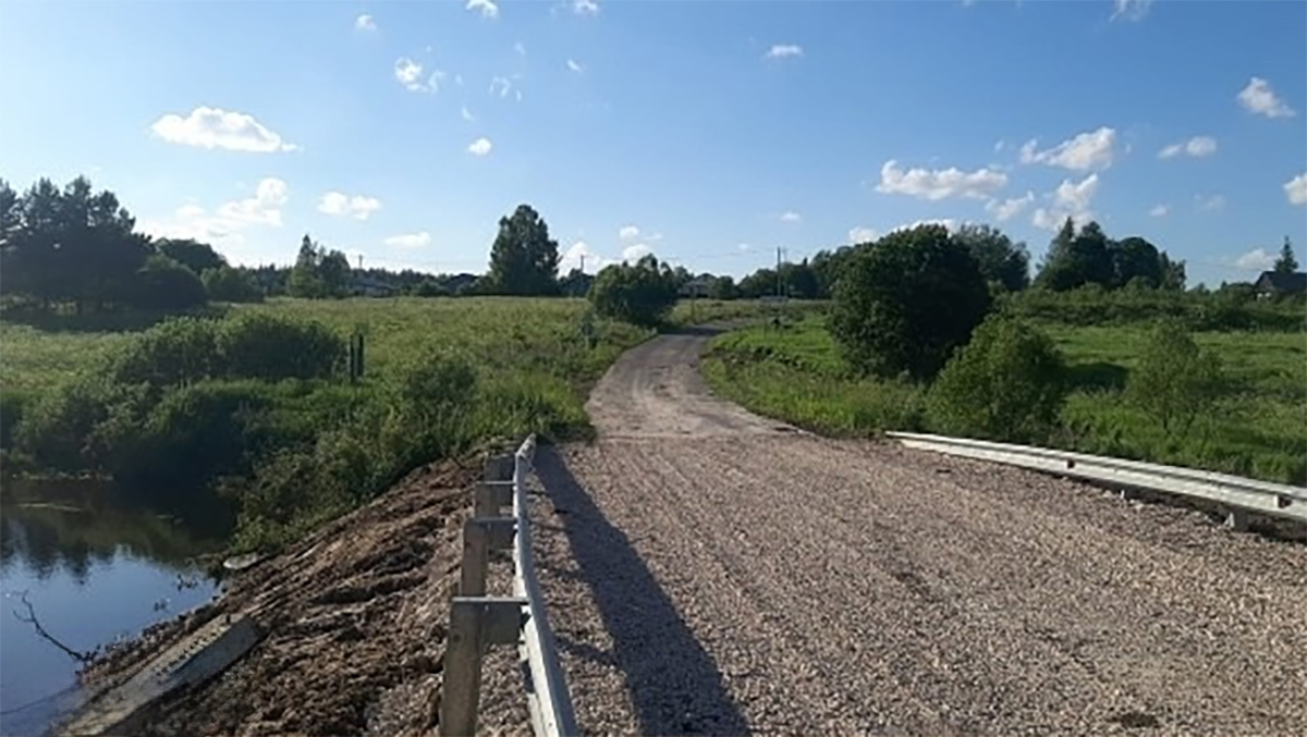 В Судогодском районе восстановили проезд по дороге после выхода речки из берегов