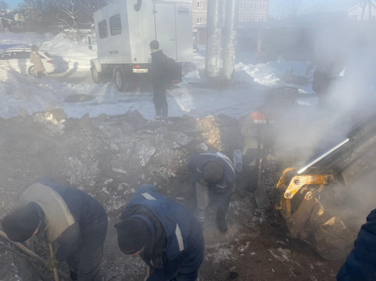 В Кольчугино из-за аварии на теплосетях замерзают дома, детсады, школы и  центральная больница - новости Владимирской области