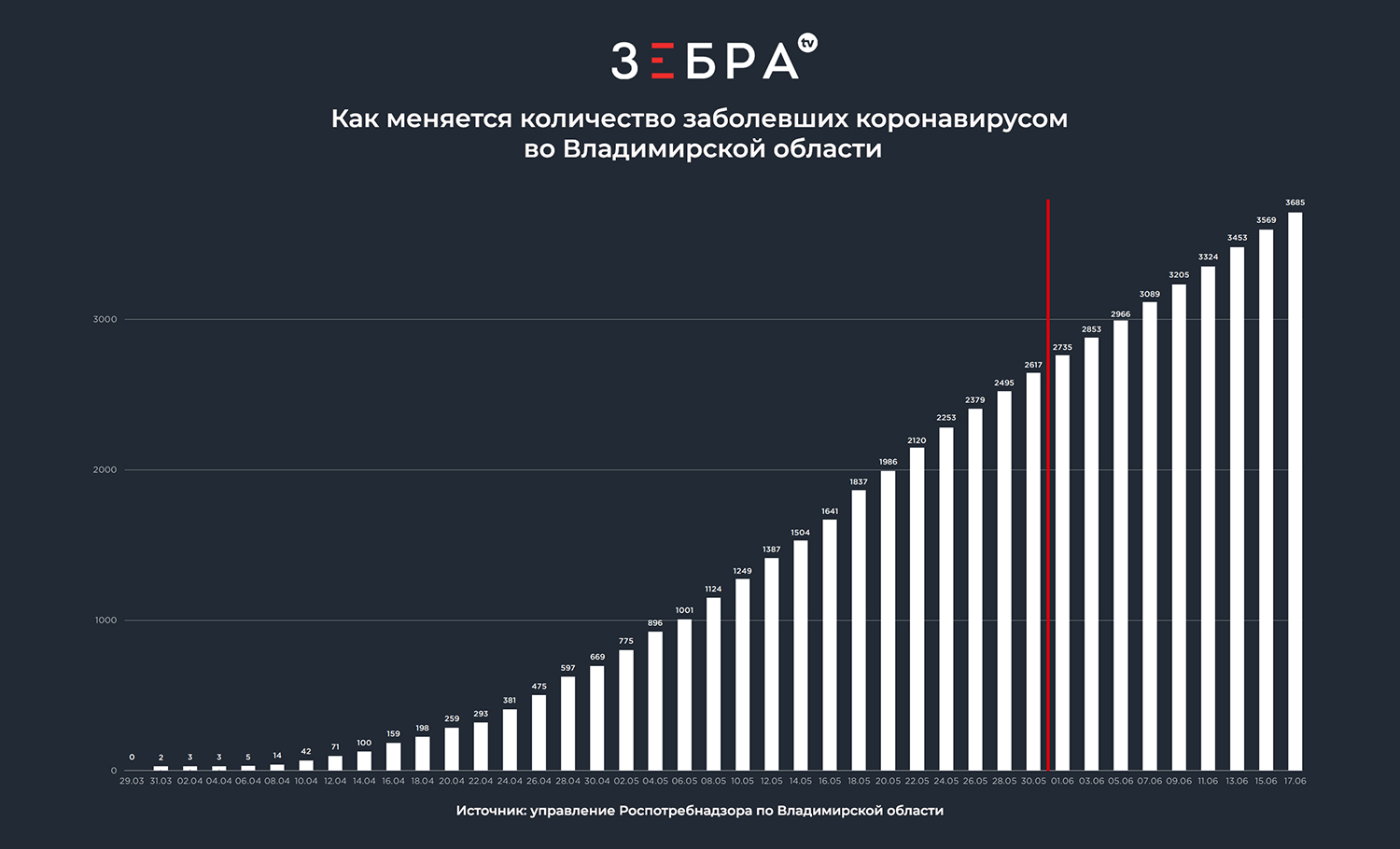 Три месяца эпидемии COVID-19 во Владимирской области в цифрах и графиках -  новости Владимирской области