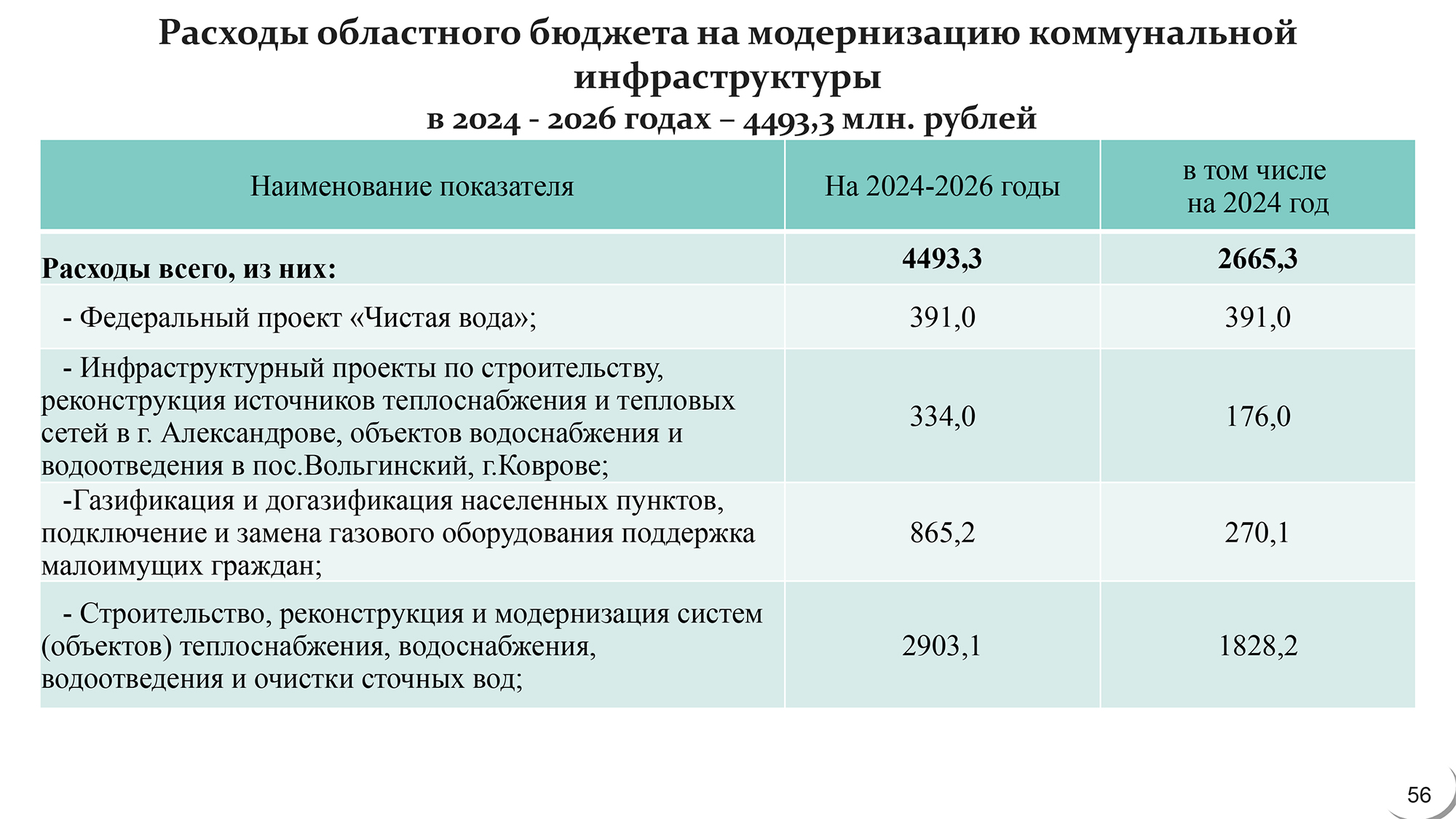 За счёт бюджетных вливаний должны преобразиться города Ковров, Александров  и Радужный - новости Владимирской области