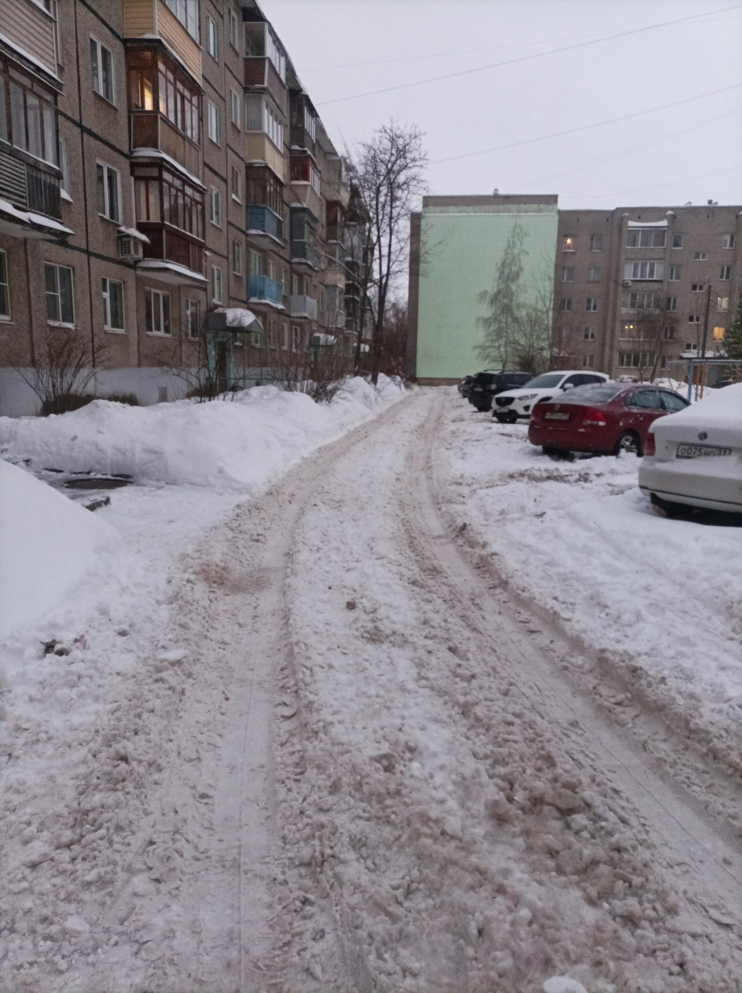 Черный список» самых белых из-за неубранного снега дворов города Владимира  - новости Владимирской области