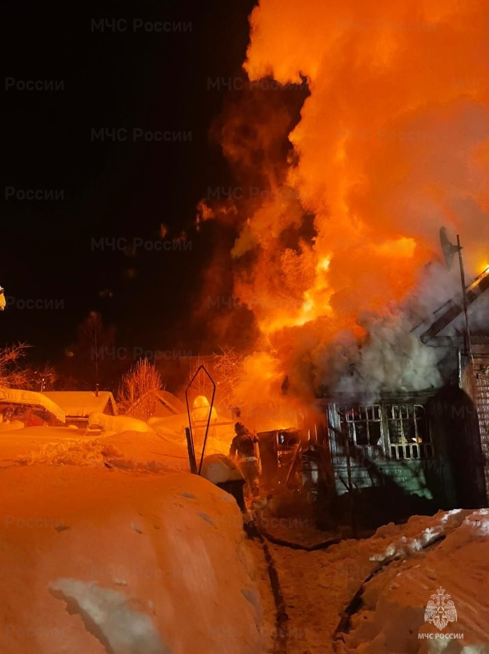 В Стунино сгорел хозяин дома | 22.01.2024 | Владимир - БезФормата