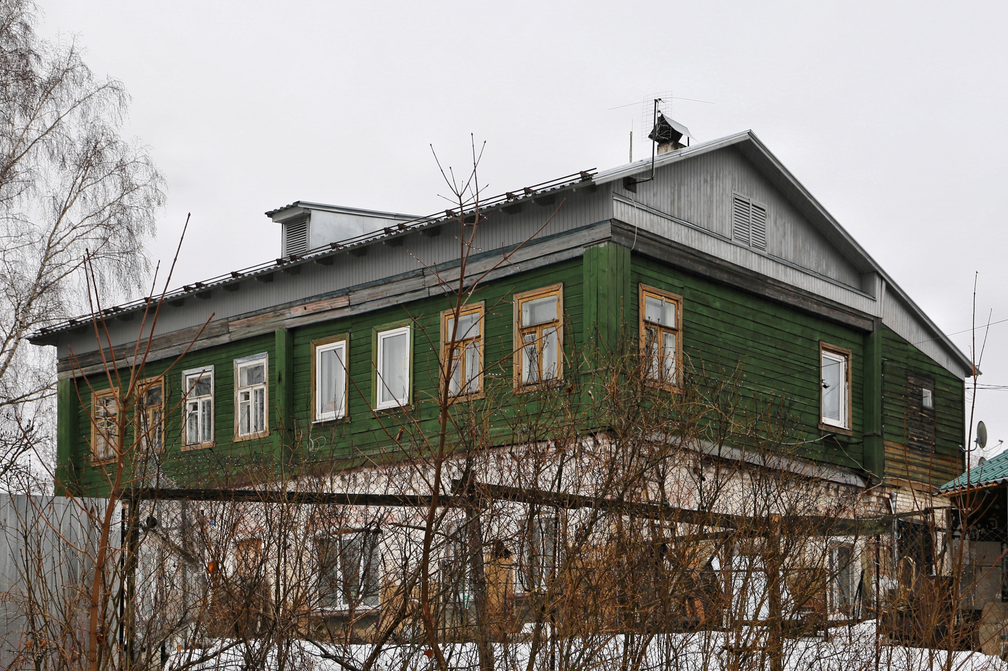 В Киржаче сгорел фабричный корпус усадьбы Арсентьева - новости Владимирской  области