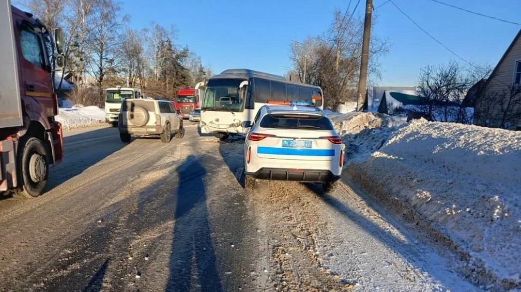 Автобус «Москва — Нижний Новгород» попал в ДТП в черте города Владимира