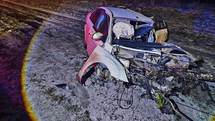 На выезде из Покрова разбилась компания молодых людей