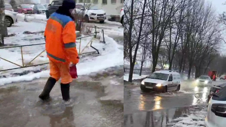 Потоп в Восточном районе города Владимира