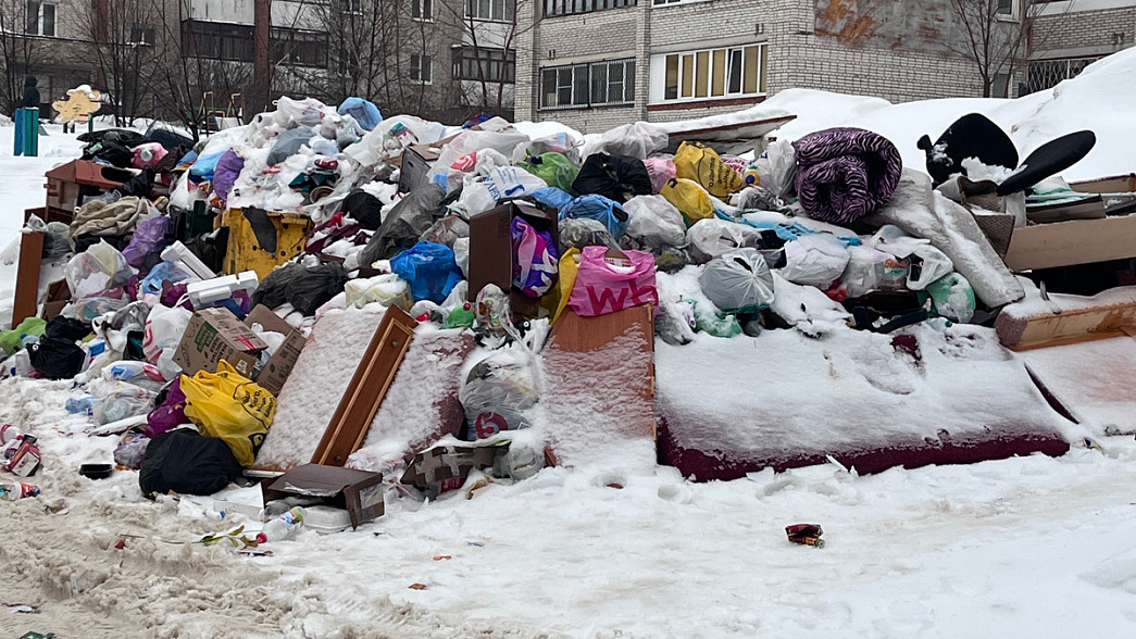 Почему дворы города Владимира завалены мусором?