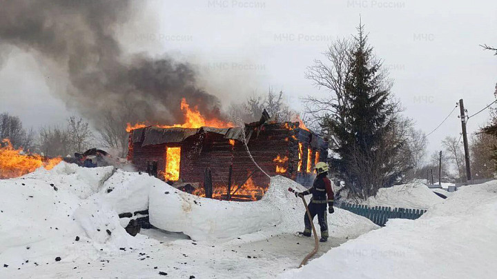 93-летняя бабушка сгорела в собственном доме