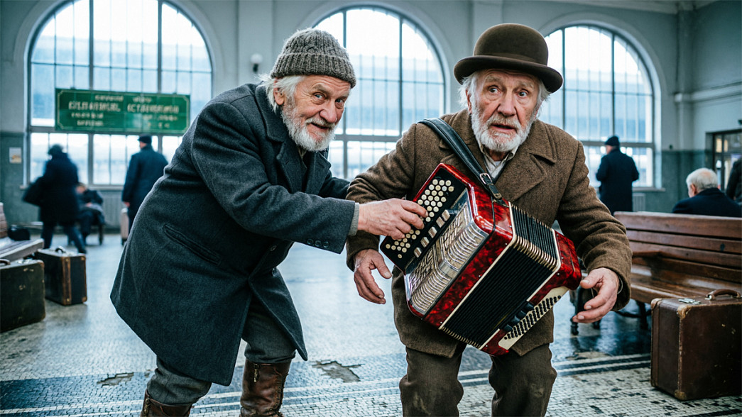 Старики-разбойники: пенсионер похитил гармонь, забытую другим пенсионером