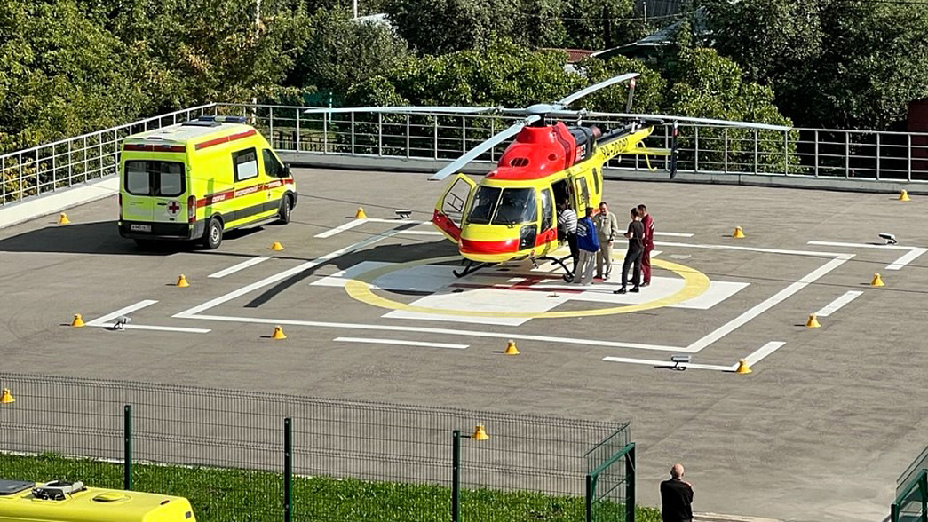 Медицинский вертолет только за один день спас двух владимирских малышей