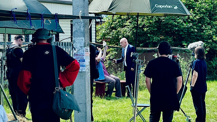 В Петушках снимается кино с Гошей Гуценко в роли губернатора-коррупционера