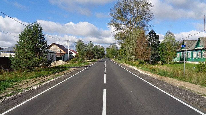 Во Владимирской области ремонтируют и освещают местные дороги