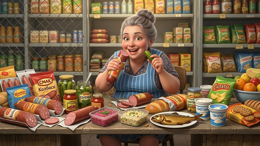 Самая голодная продавщица работала в одном из магазинов города Владимира