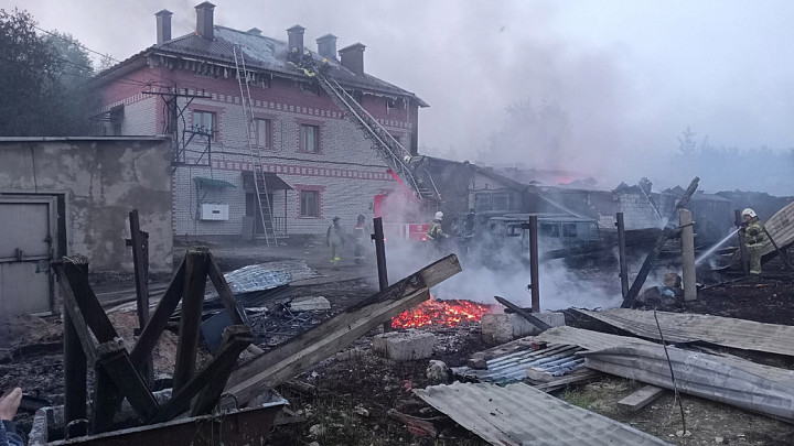 Причиной пожара в похоронном бюро Гусь-Хрустального стала неисправность электросети