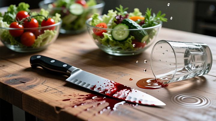 Отчим зарезал пасынка и ранил его девушку