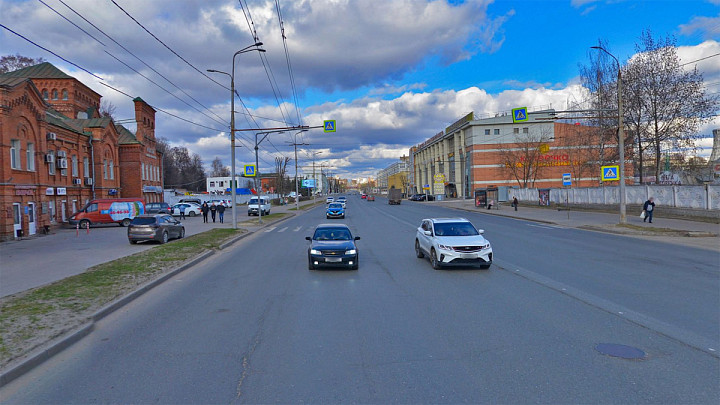 В районе Владимирского централа убрали все левые повороты и пешеходный переход