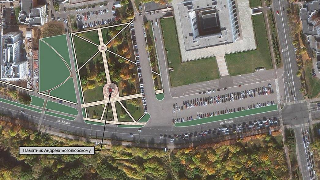 Памятник Андрею Боголюбскому решили поставить у Белого дома