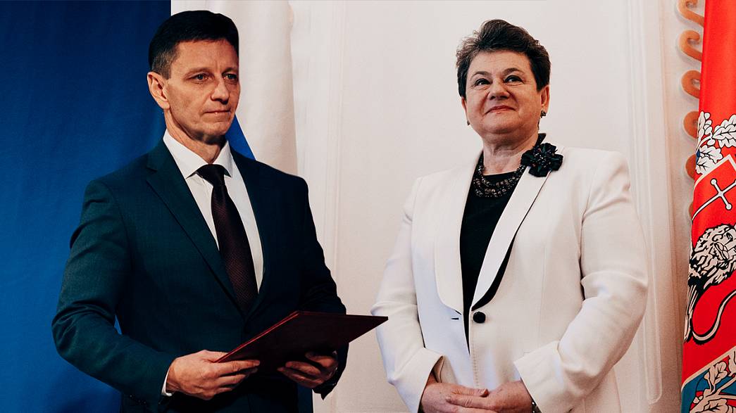 Губернатор Владимир Сипягин поздравил свою предшественницу Светлану Орлову с юбилеем